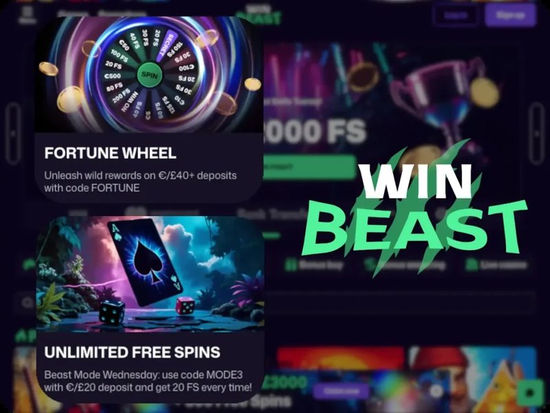 WinBeast Casino Offers No Deposit Bonuses to UK Players